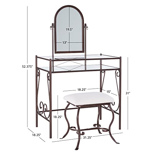 Clarisse Metal Vanity Set (58950MTL-01-KD-U)