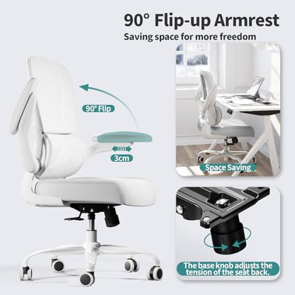 Office Chair, Ergonomic Desk Chair with Adjustable Lumbar Support, view 6