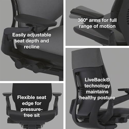 Steelcase Gesture Office Chair with Head Rest, view 7