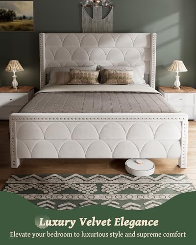 King Size Bed Frame with 56" Headboard, view 5