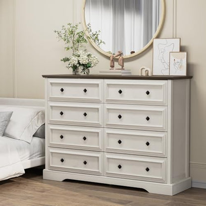 Farmhouse 8 Drawer Dresser for Bedroom, view 2