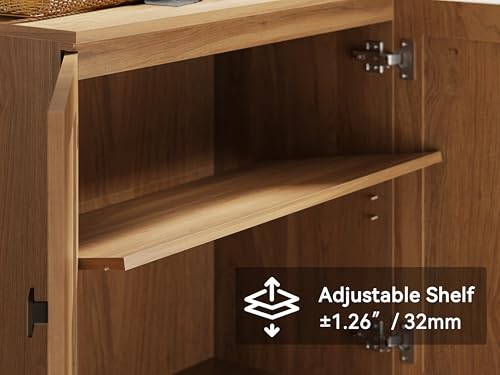 Buffet Sideboard Cabinet Farmhouse Modern 2 in 1 Storage Cabinet, view 6