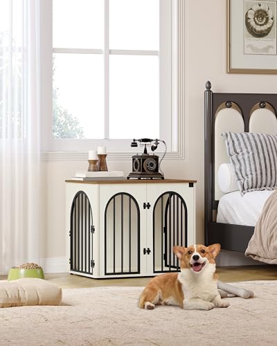 26.8'' Dog Crate Furniture,Dog Kennel Indoor for Small Dogs, view 4