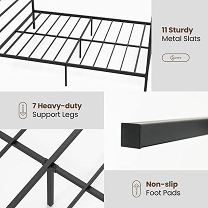 Full Size Metal Canopy Bed Frame, view 5