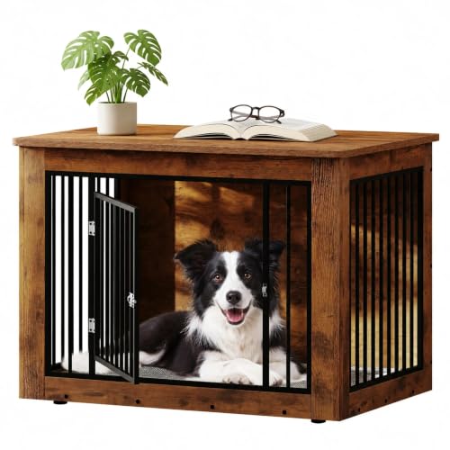 38 Inch Dog Crate Furniture for Medium and Large Dogs, view 2