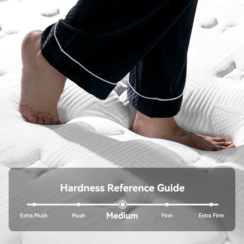 Twin Mattress, 10 Inch Hybrid Twin Size Mattress in a Box, view 4