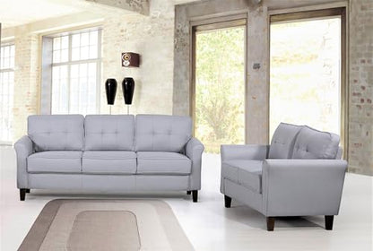 68" Tufted Modern Sofa, Chaise Lounge with Stable Structure, view 3