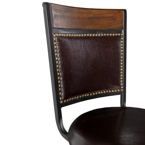 Powell Furniture Franklin Swivel Oak Wood Bar stool
