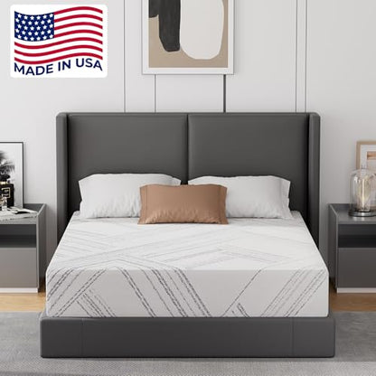 8 Inch King Memory Foam Mattress in a Box, Medium Firm Gel Foam, view 2