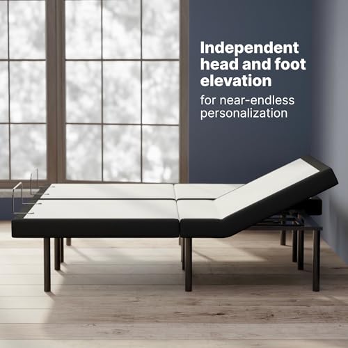 Adjustable Bed Frame & Power Base with Wireless Remote, view 4
