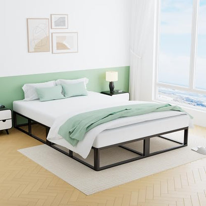 10 Inch Full Metal Bed Frame with Round Corner, 3000 LBS Heavy Duty, view 3