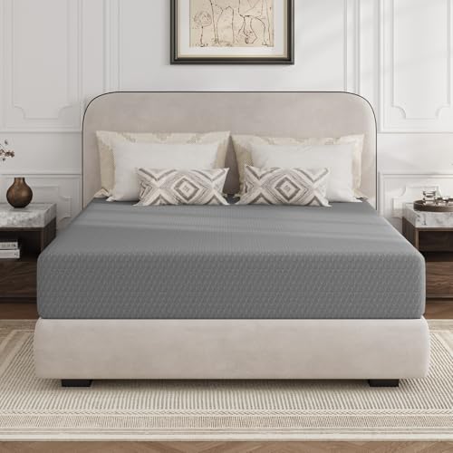 King Size Mattress, 12 Inch Memory Foam Mattress for Cool Night, view 2