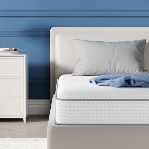 SleepSphere Twin Mattress 8 Inch in a Box, Hybrid Medium Plush, view 2