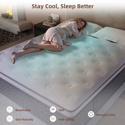 Full Size Mattress, 12 Hybrid Full Mattress in a Box, Medium Firm, view 6