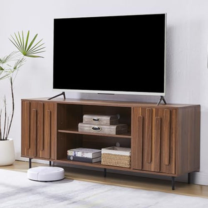 TV Stand for for Living Room, Mid-Century Modern TV Stands for 65" 60" 55" TVs, view 4