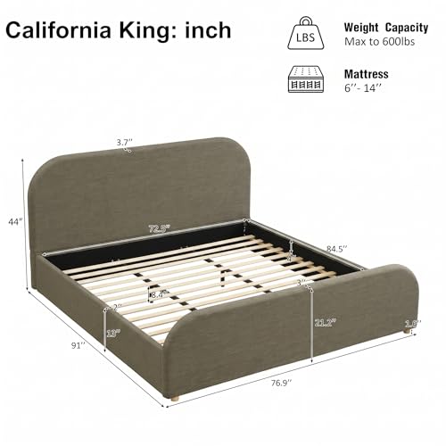 California King Bed Frame, view 4
