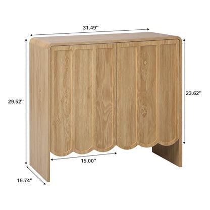 Accent Sideboard Buffet Cabinet, Storage Cabinets with 2 Doors, view 3