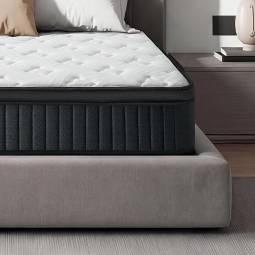 Full Mattress 10 Inch Hybrid Mattress in a Box with Memory Foam, view 2