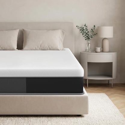 Full 12 Inch Hybrid Mattress in a Box, Medium-Firm, view 2