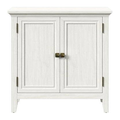Buffet Cabinet with Storage, Mid Century Modern Sideboard with Adjustable Shelves, Wood Credenza Cabinet, Console Table for Dining Room, Living Room, Kitchen, Hallway, White (2-Door)