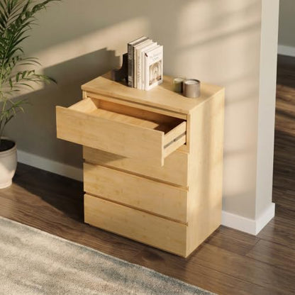 Nectar Bamboo Modular Dresser, 4 Drawer, Natural, view 6