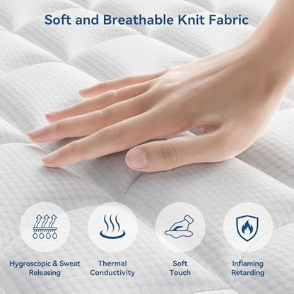 King Size Mattress,12 Inch King Mattress in a Box for Back Pain Relief, Upgrade Memory Foam and Pocket Coils Spring, Medium Firm, Excellent Motion Isolation, Edge Support, 80x76x12