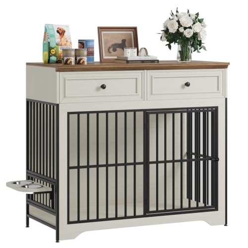 42" Modern Dog Crate Furniture, view 2