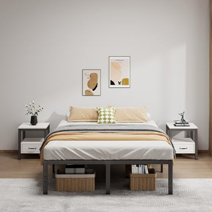 Metal Bed Frame Full Size 16 Inch Platform Bed Frames with Underbed Storage, view 6