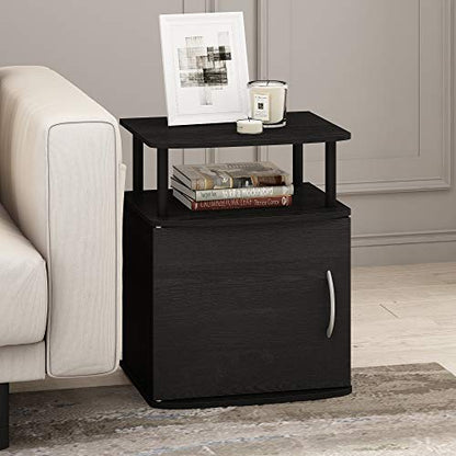 Jaya End Table, One, Black Wood