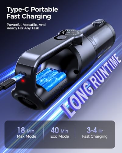 Cordless Handheld Vacuum Cleaner, 2-in-1 Vacuum & Blower, view 4
