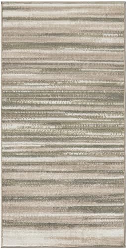 Home Jubilant Green Ivory 2' x 4' Area Rug - Easy Clean, Non Shedding, Bed Room, Living Room, Dining Room, Kitchen (2' x 4')