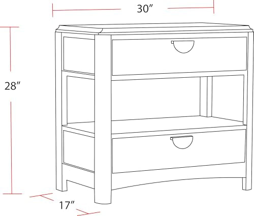 Escape - Bedroom 2 Drawer Nightstand