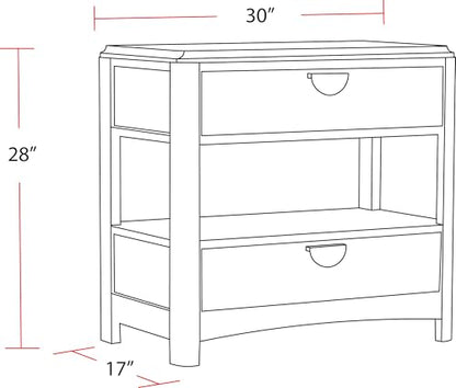 Escape - Bedroom 2 Drawer Nightstand