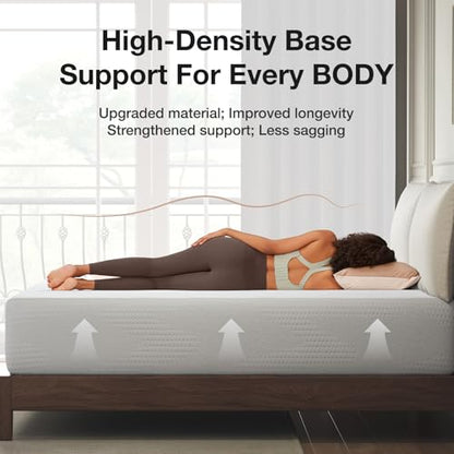 King Size Mattress in a Box, 14 Inch King Gel Memory Foam Mattress, view 5