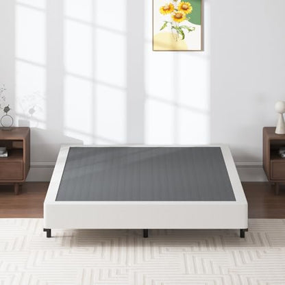 Queen Box Spring 7 Inch Metal Frame Mattress Foundation Bed Base, view 7