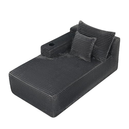 Left Facing Lounge Chaise Single Recliner Daybed Indoor, view 6