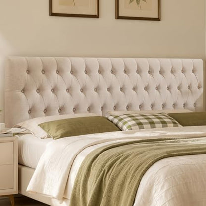 Headboards for King Size Bed in Modern Button Design, view 2