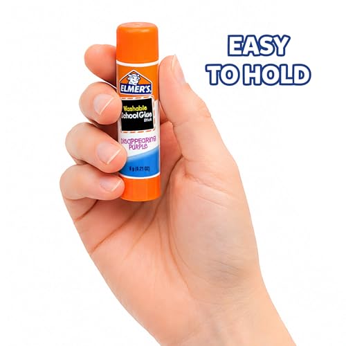 Disappearing Purple School Glue Sticks, Washable, 6 Grams, 12 Count, view 4