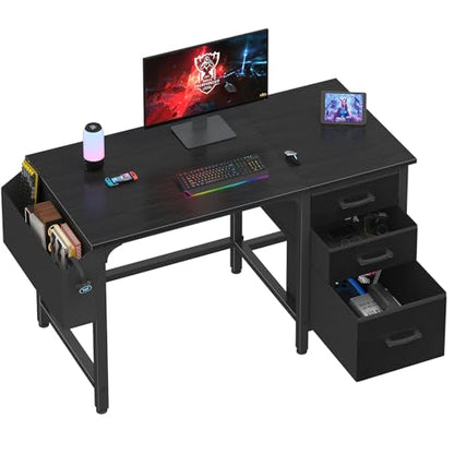 Computer Desk with File Drawers Cabinet, view 2
