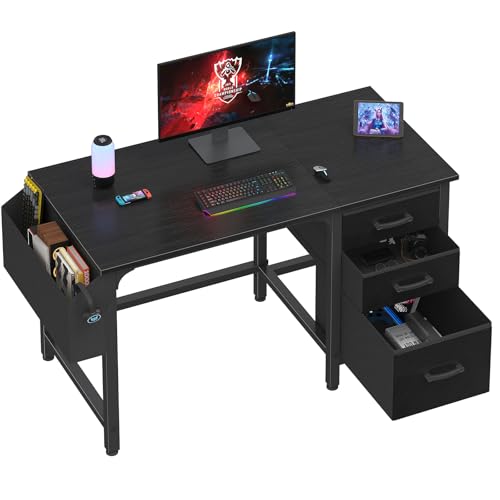 Computer Desk with File Drawers Cabinet, view 2