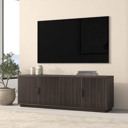 Henn&Hart 68" TV Stand for TVs up to 75", Rich Brown, view 4