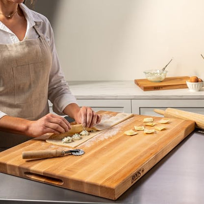 John Boos R-Board Series Rectangular Wooden Maple Cutting Board 24”x18” – 1.5”, view 3
