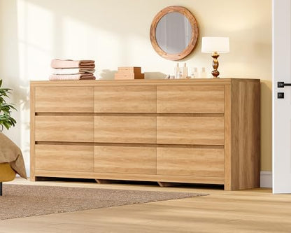 63" Dresser for Bedroom with 9 Drawers, view 3