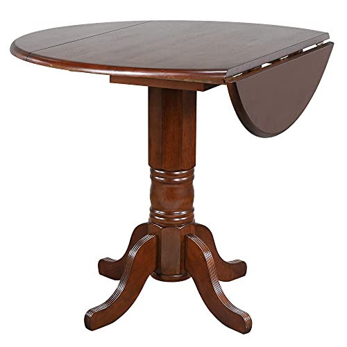 Andrews Pub Table Set, Warm distressed chestnut