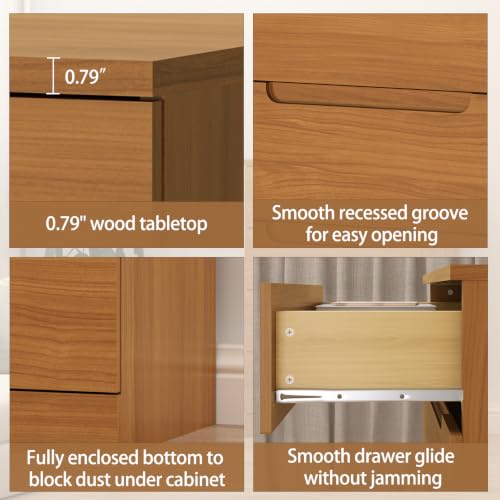 4 Drawer Dresser, Solid Wood Dresser for Closet, view 6
