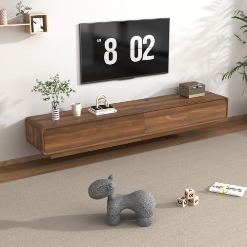 78.7" Minimalist Floating TV Stand for TVs up to 85 Inches, view 2