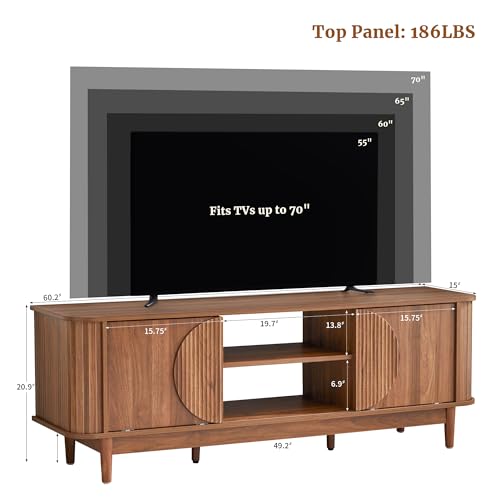 Mid Century Modern TV Stand 60”, view 3