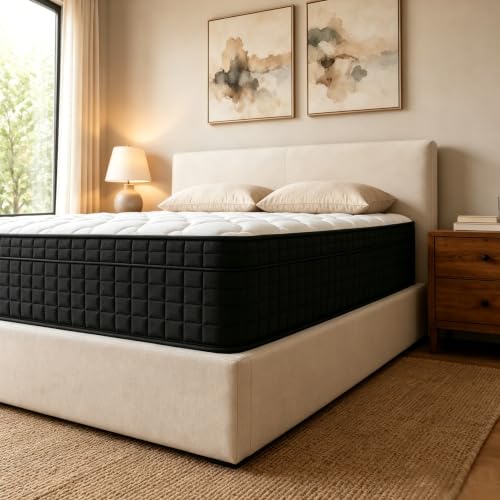12 Inch Full Mattress in a Box, Medium Plush Feel, Pocket Coils, Fiberglass Free, view 8