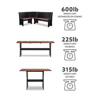Linon Home Decor Sadie Antique, Black Nook