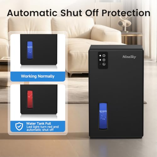 Dehumidifiers for Home, 1000 Sq.Ft Dehumidifier with 95oz Water Tank, view 6